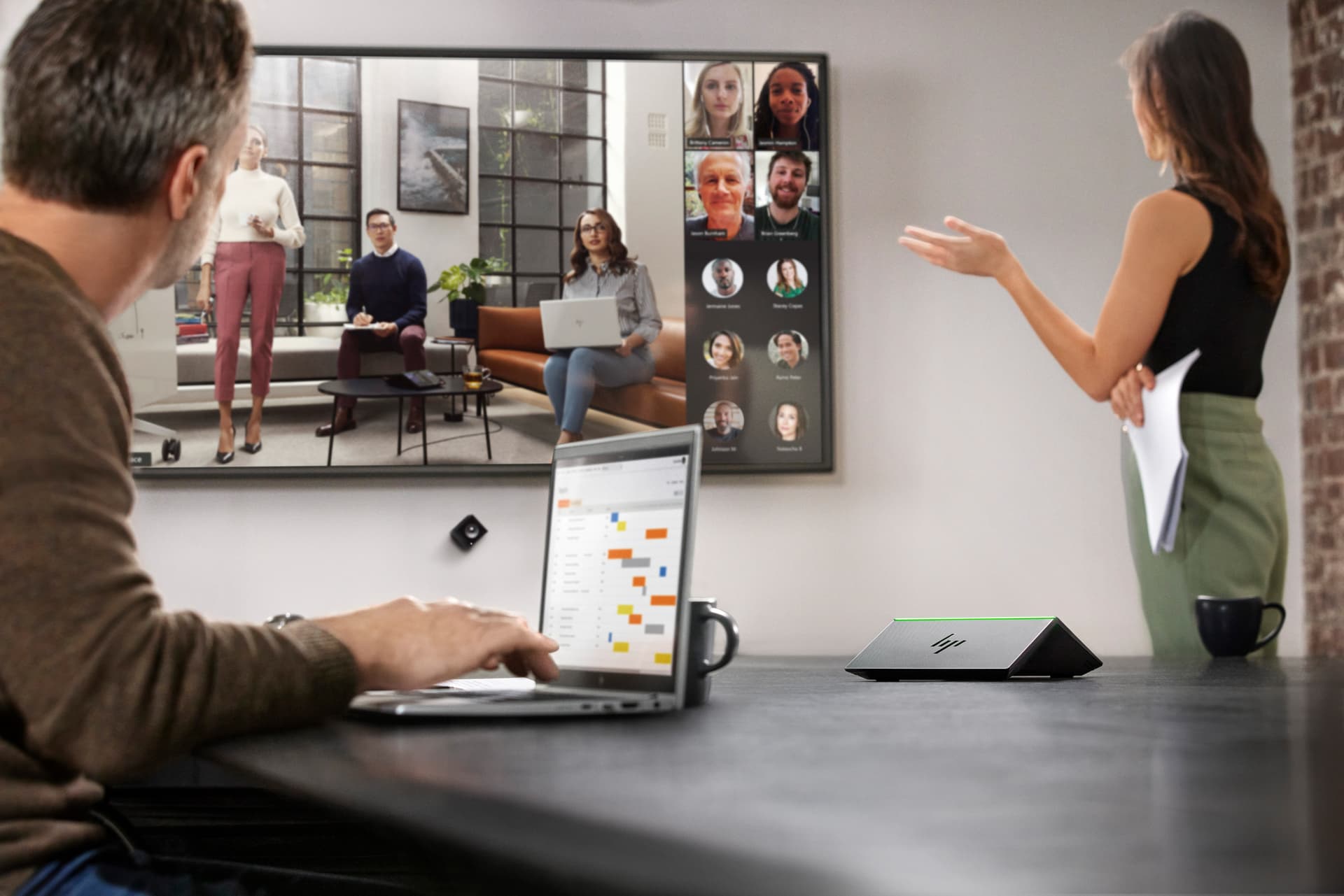 HP Presence Small Space Solution w/Microsoft Teams Rooms, miniatura 7