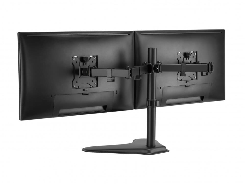 EQUIP ERGO SUPORTE SECRETARIA 2 MONITORES 17" 32" ROTACAO 360º 650123, miniatura 4
