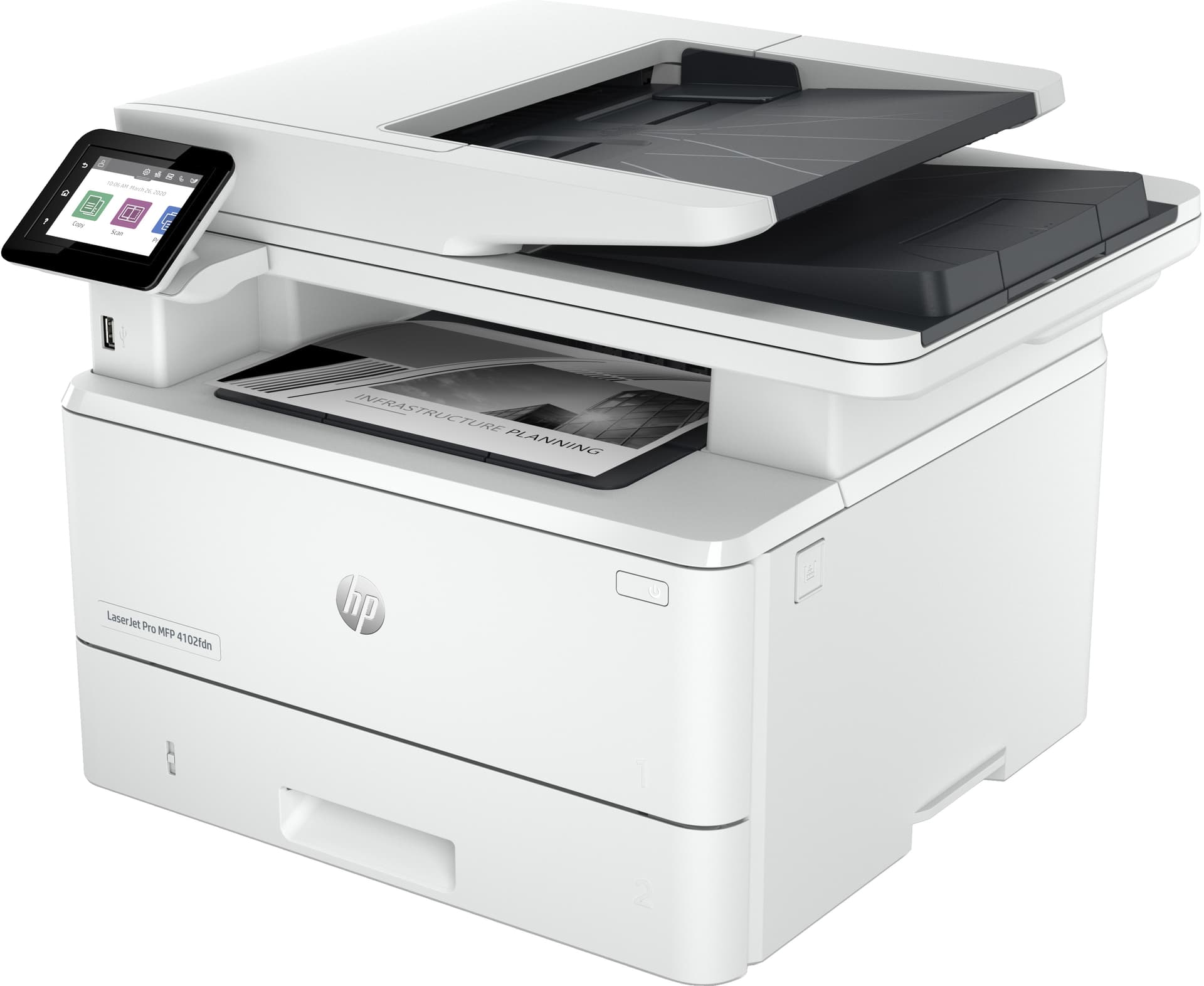 HP LaserJet Pro Multifunções 4102fdn, miniatura 2