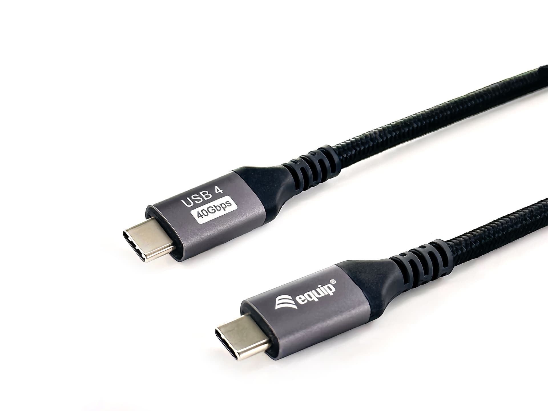 Equip 128381 Cabo USB 4 Gen 3 C para C, M/M, 1,2 m, PD3.1 240W, 8K/60Hz, 40Gbps, preto, miniatura 2