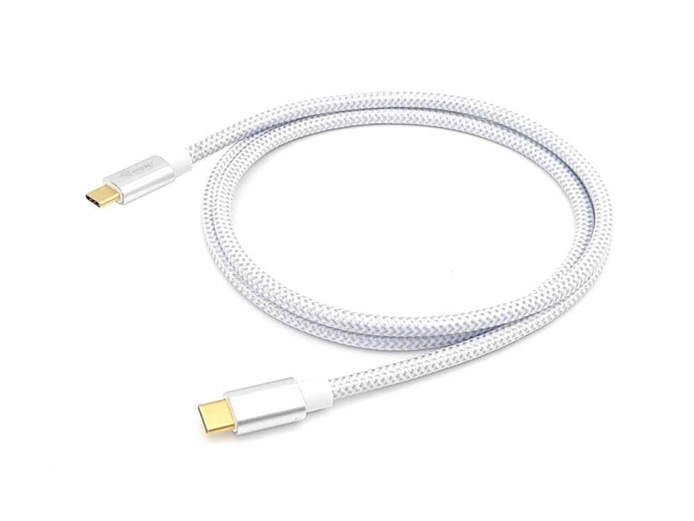 EQUIP CABO USB 3.2 GEN 2 C TO C CABLE M/M 10G TRANSFER 5A 100W 0.5MT WHITE, miniatura 2