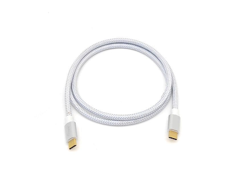EQUIP CABO USB 3.2 GEN 2 C TO C CABLE M/M 10G TRANSFER 5A 100W 0.5MT WHITE, miniatura 4