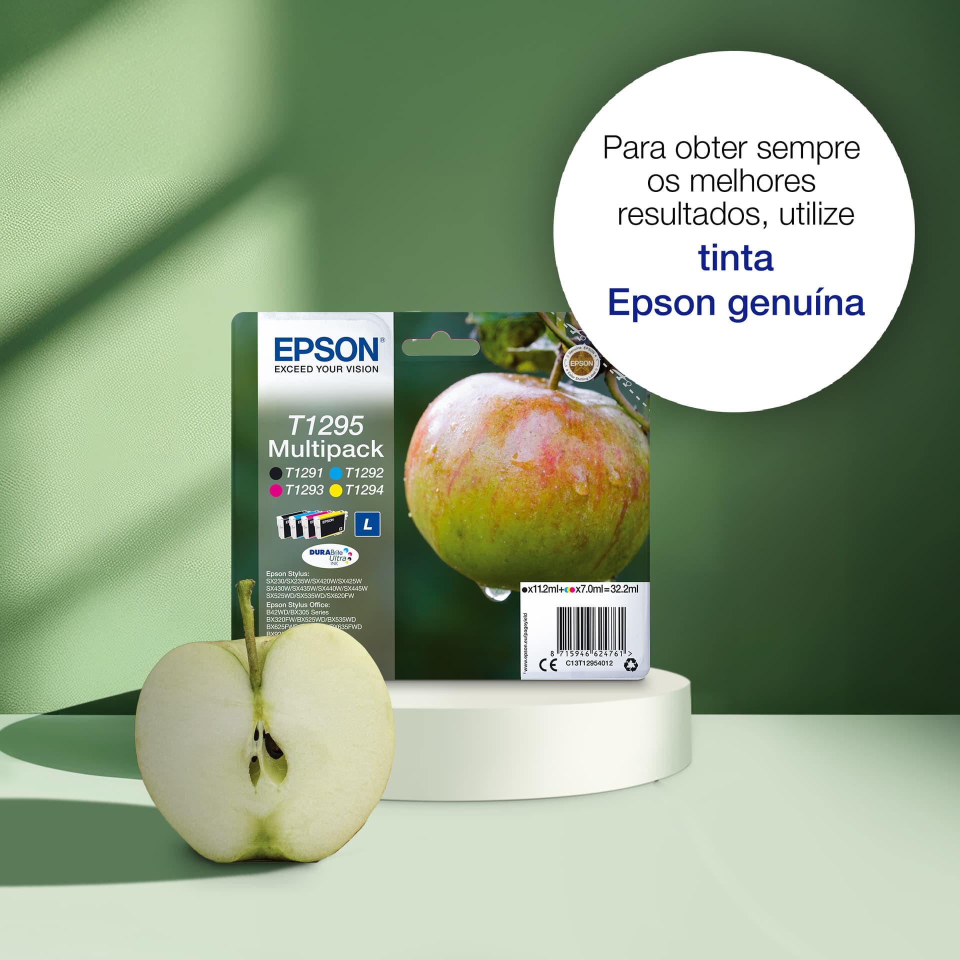 Epson T1292 Conjunto individual ciano DURABrite Ultra Maçã, miniatura 2