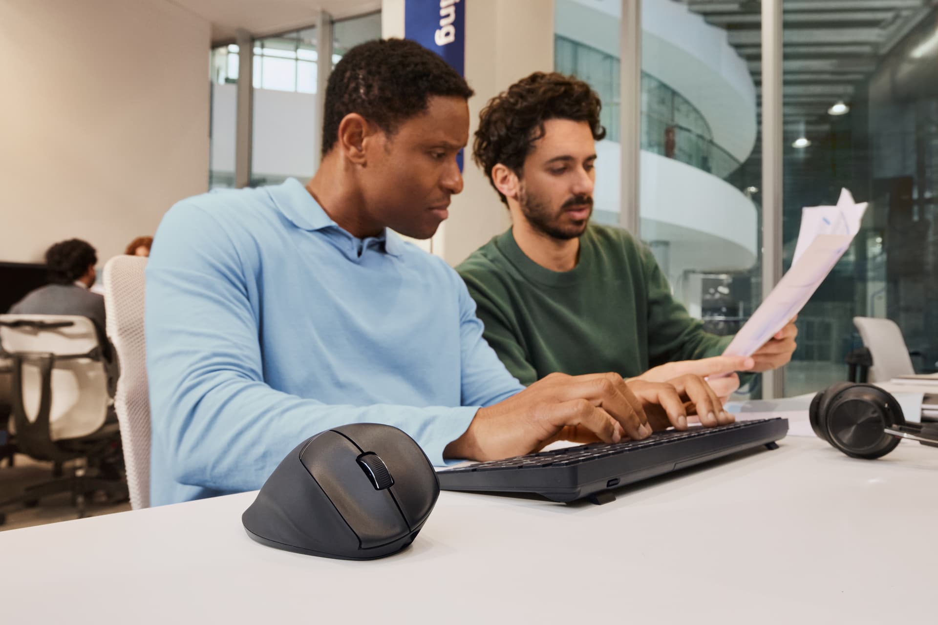 HP Rato ergonómico com inclinação 725M, miniatura 3