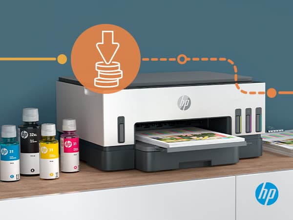 HP Smart Tank 7005 Sem fios All-in-One Cor Impressora, Impressão frente e verso; Copiadora, scanner, miniatura 15