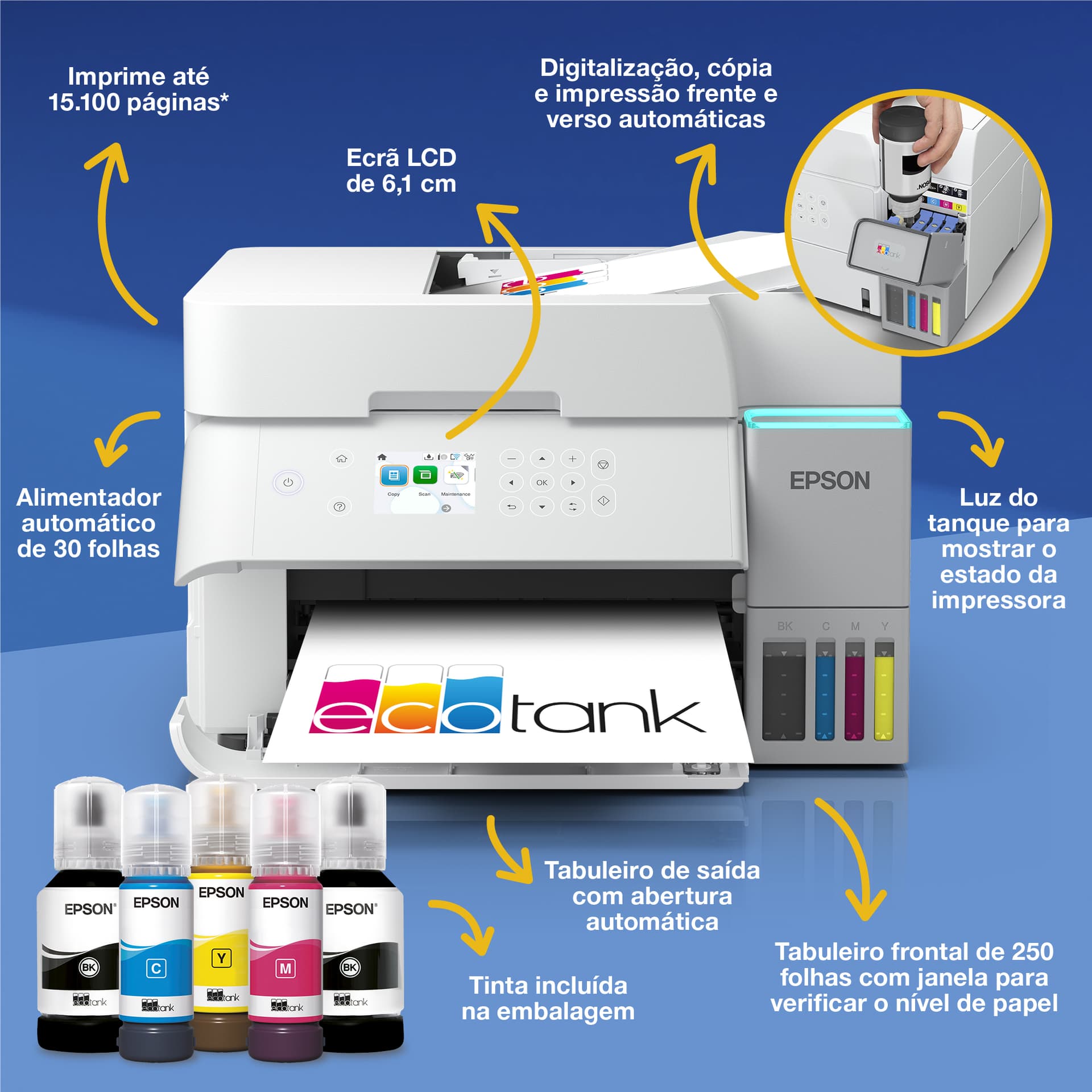 Epson EcoTank ET-3956, miniatura 2