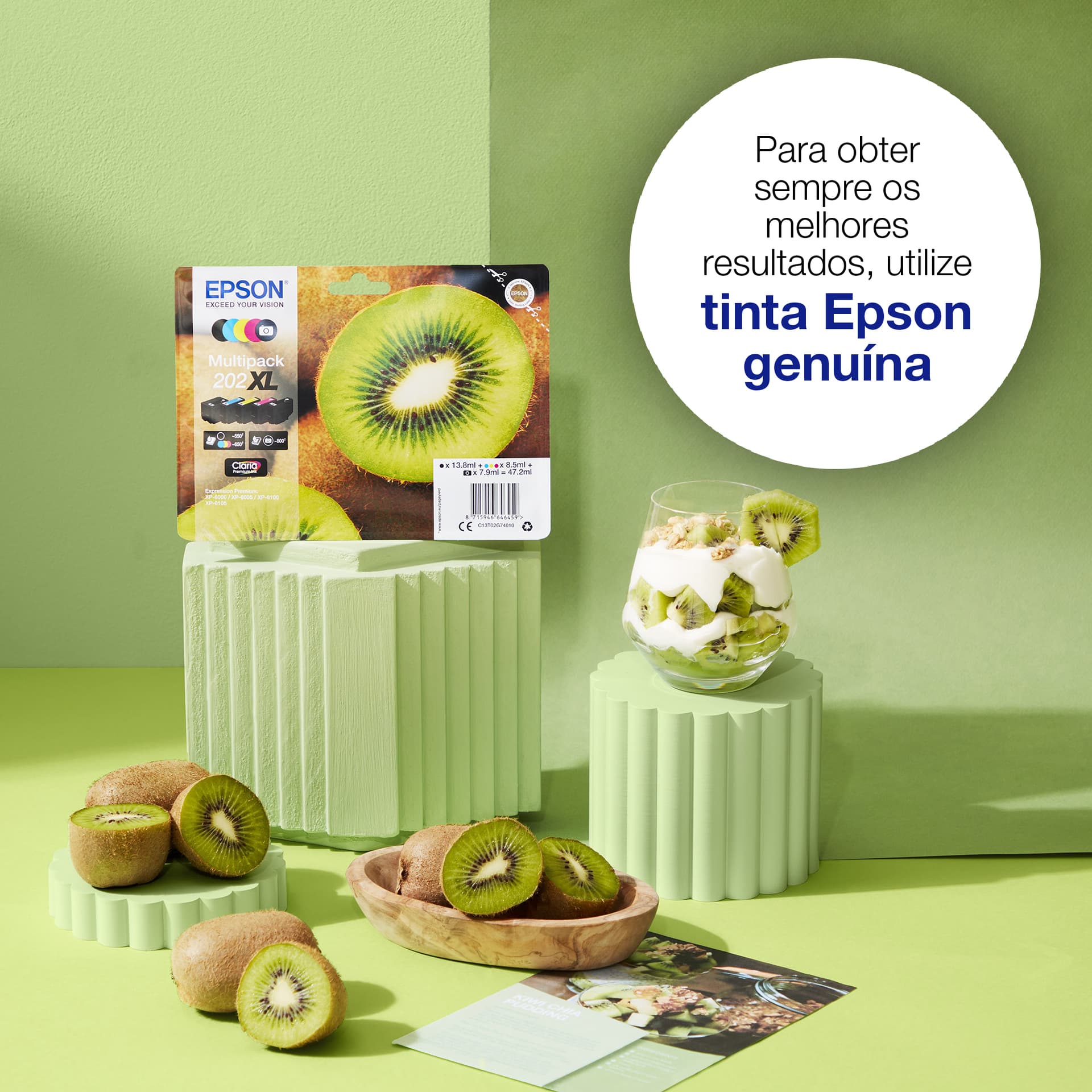 Epson Kiwi Singlepack Black 202 Claria Premium Ink, miniatura 2