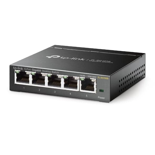 TP-LINK SWITCH DESKTOP 5PORT 10/100/1000MBPS, miniatura 1