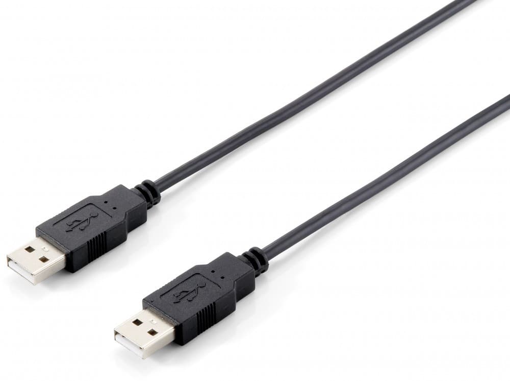 EQUIP CABO USB 2.0 A/A M/M 1.80MT PRETO, miniatura 1