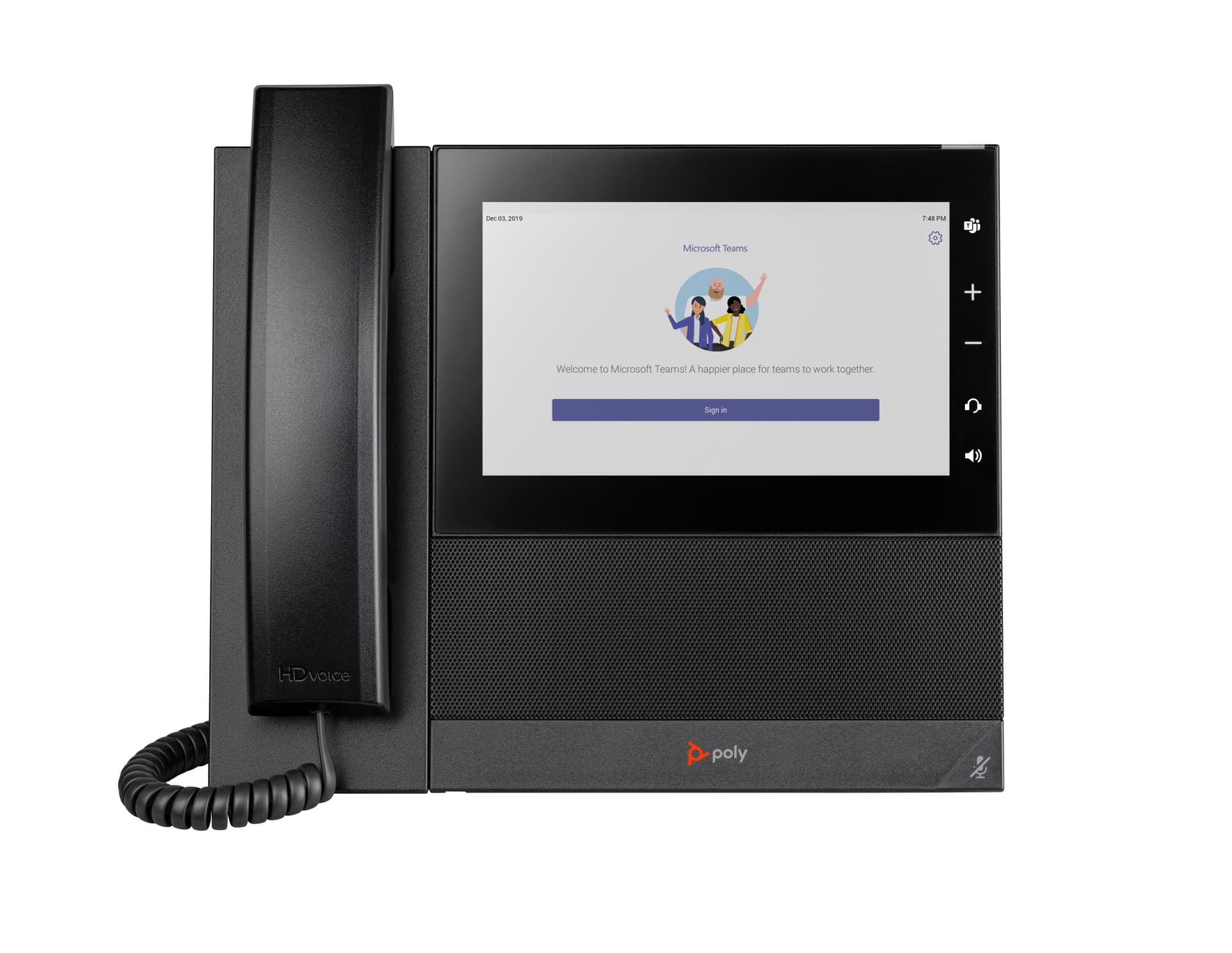 HP Poly Telefone Multimédia Empresarial Poly CCX 600 para Microsoft Teams com PoE, miniatura 1