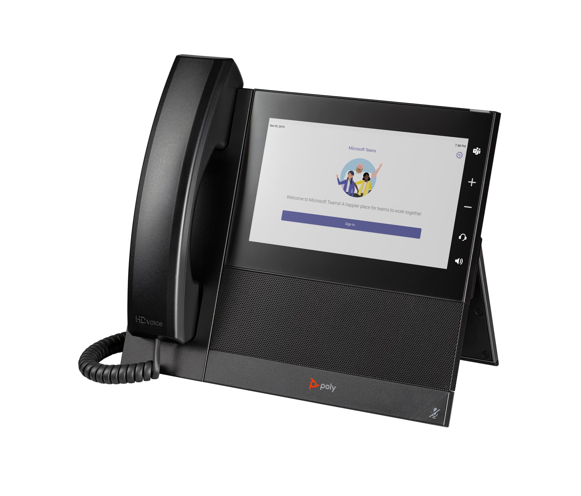 HP Poly Telefone Multimédia Empresarial Poly CCX 600 para Microsoft Teams com PoE, miniatura 5