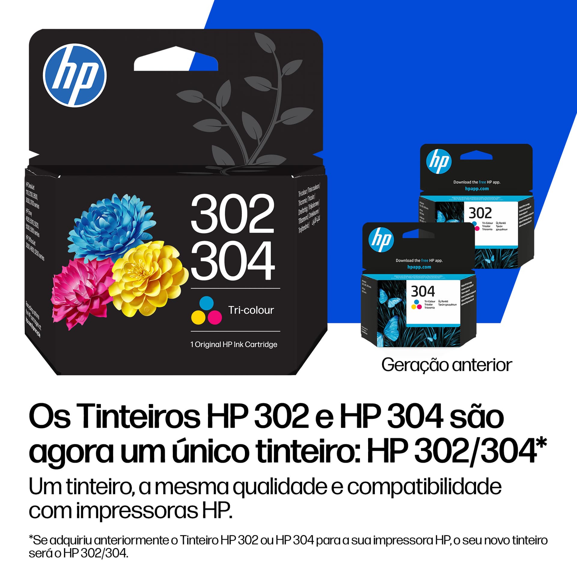 HP Tinteiro 302XL/304XL Preto Original, miniatura 3