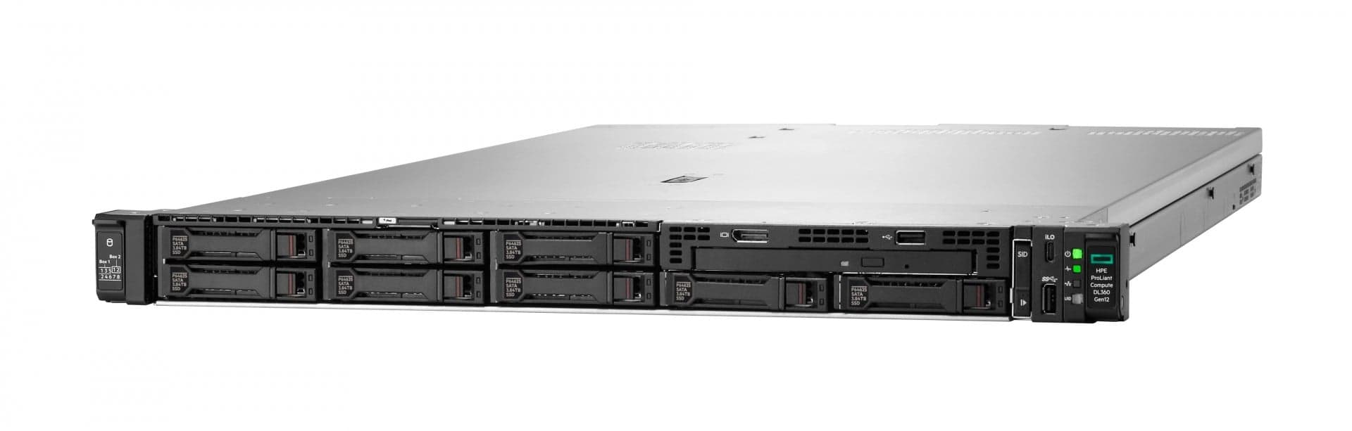 HPE ProLiant Compute DL360 Gen12 - Servidor - montável em bastidor 1U - 1 x Xeon 6505P / até 4.1 GHz - RAM 64 GB - hot-swap (permuta) 2.5" compartimento(s) - HDD 2 x 2.4 TB - sem SO - monitor: nenhum, miniatura 3