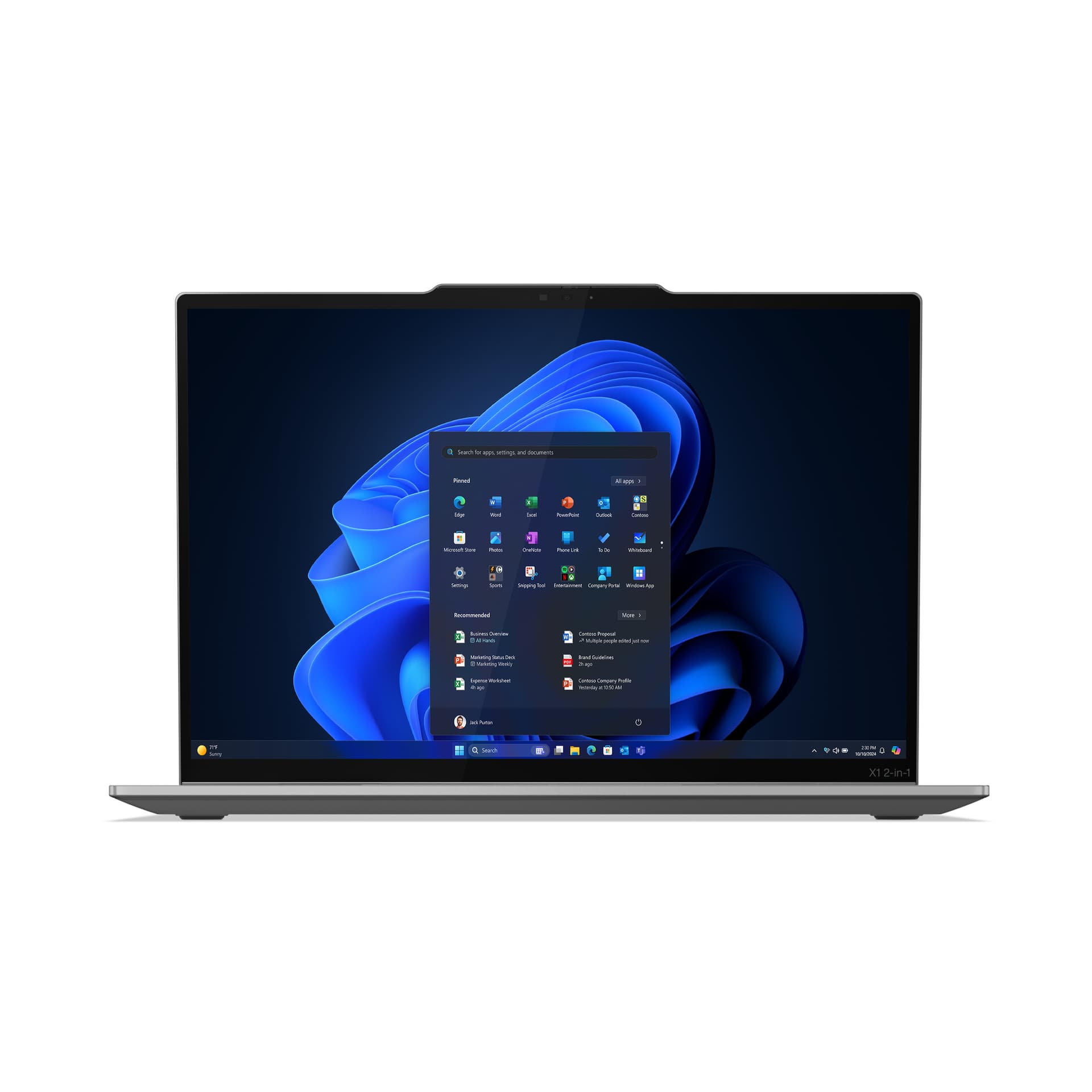 Lenovo ThinkPad X1 2-in-1 Gen 10 Aura Edition Copilot+ PC, miniatura 3