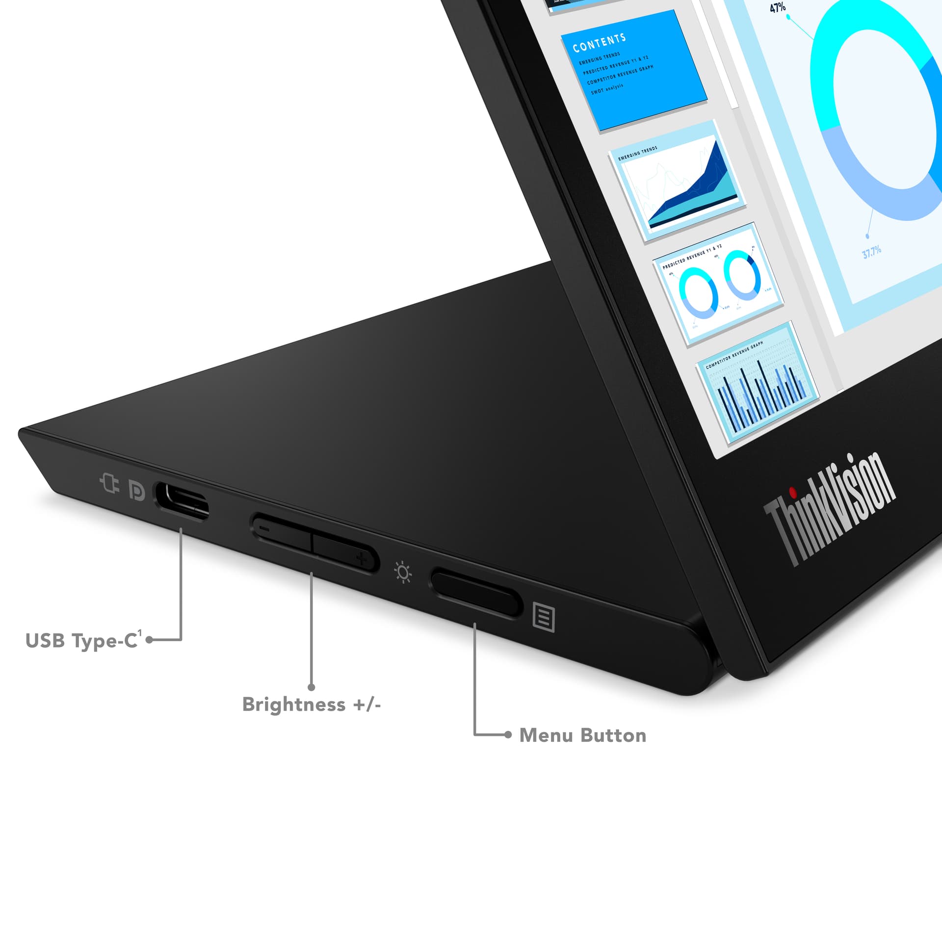Lenovo ThinkVision M14d Monitor, miniatura 10