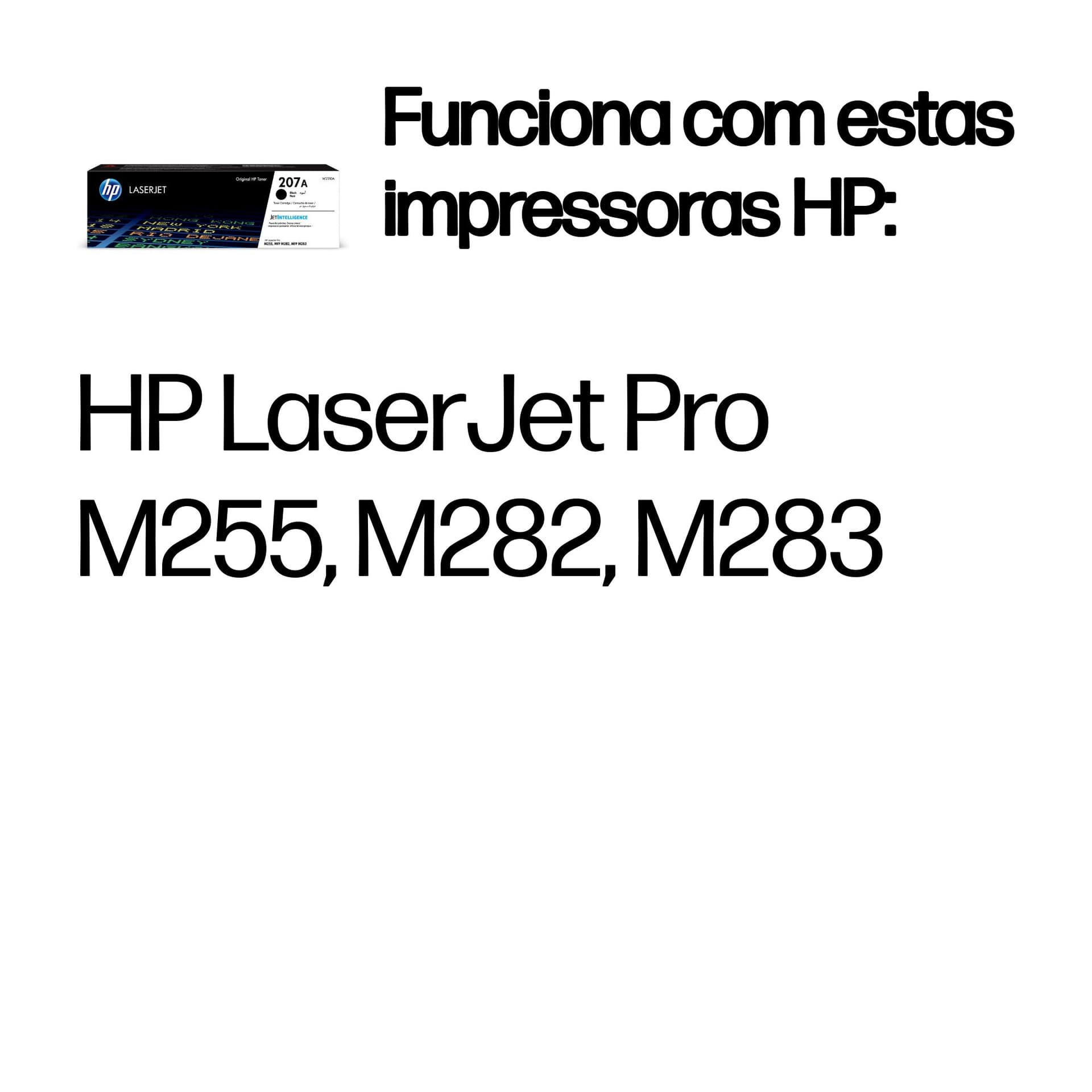 HP Toner LaserJet Original 207A Preto, miniatura 2