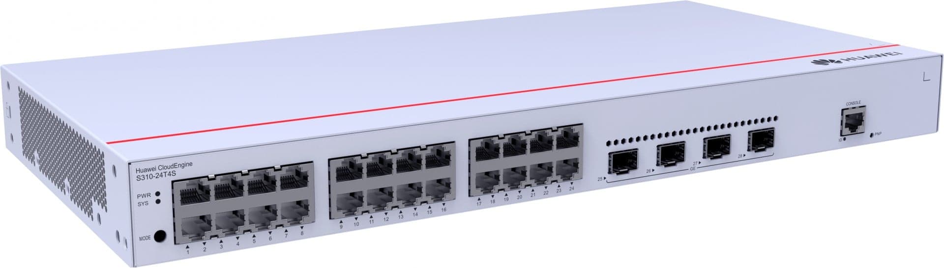 HUAWEI S310-24T4S SWITCH 24 10/100/1000BASE-T PORT 4GE SFP PORT AC POWER, miniatura 2