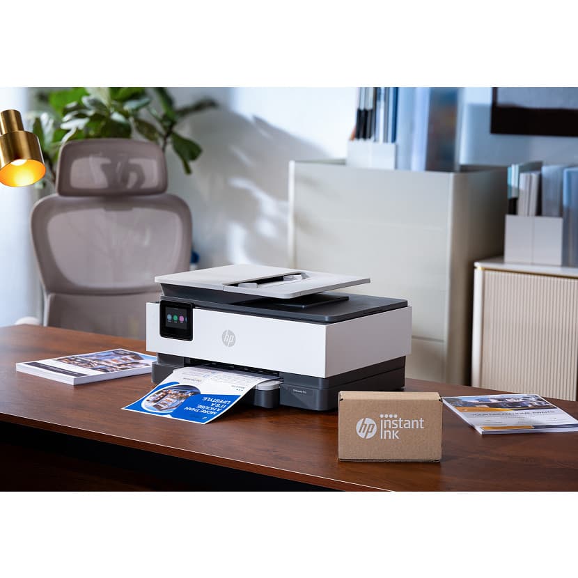HP OfficeJet Pro Sem fios Cor Impressora, Instant Ink; Impressão frente e verso, miniatura 3
