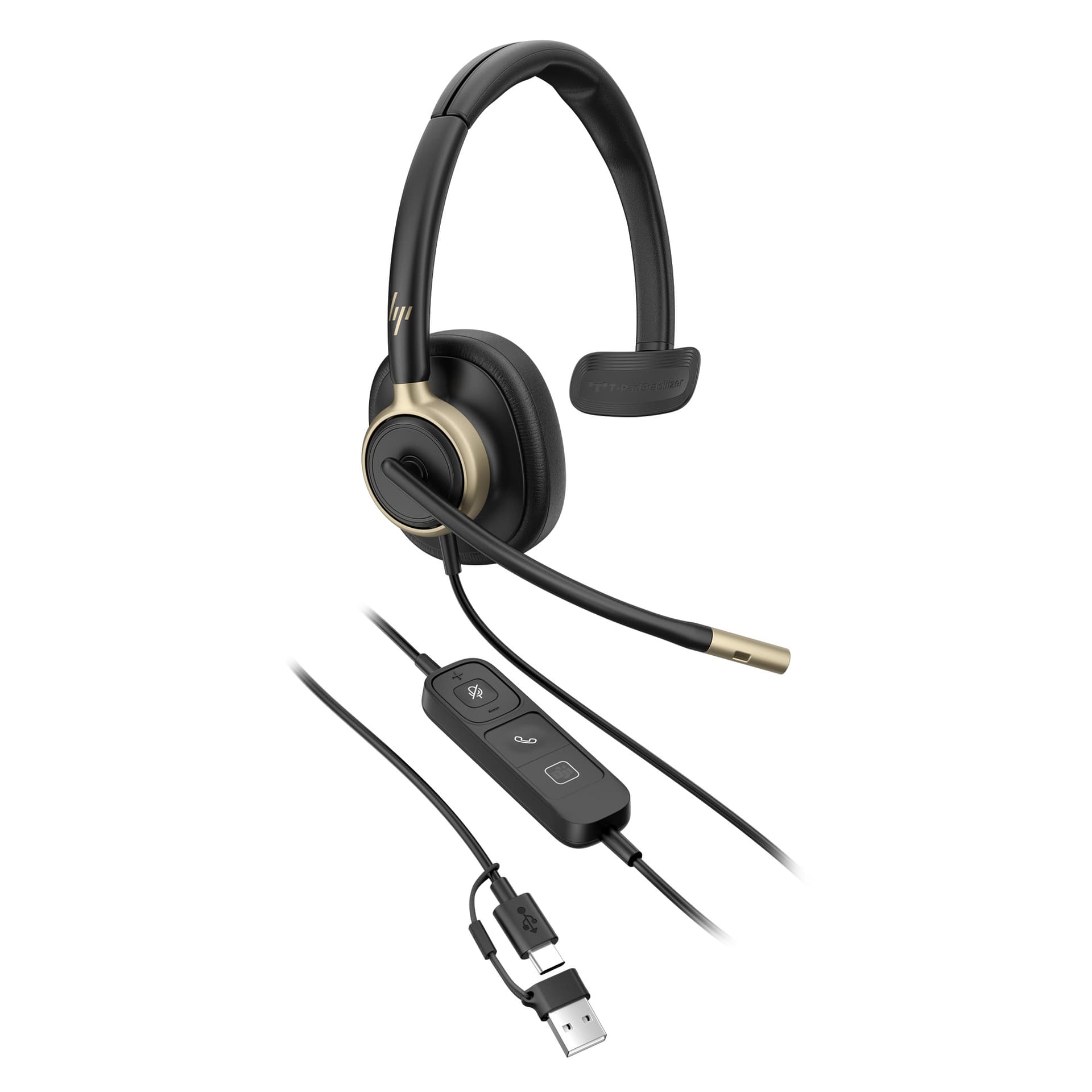 HP Poly Headset monaural USB com fios Mission 815 (a granel), miniatura 8