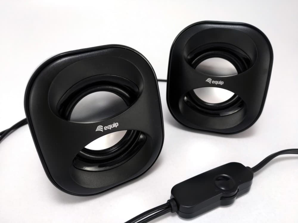 EQUIP LIFE MINI COLUNAS USB 6W SPEAKER PRETO, miniatura 2
