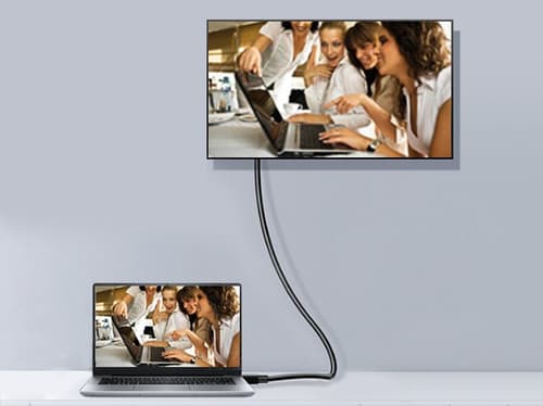 EQUIP CABO DISPLAY PORT 1.4 M/M 2.0M WITH LATCH PRETO, miniatura 5