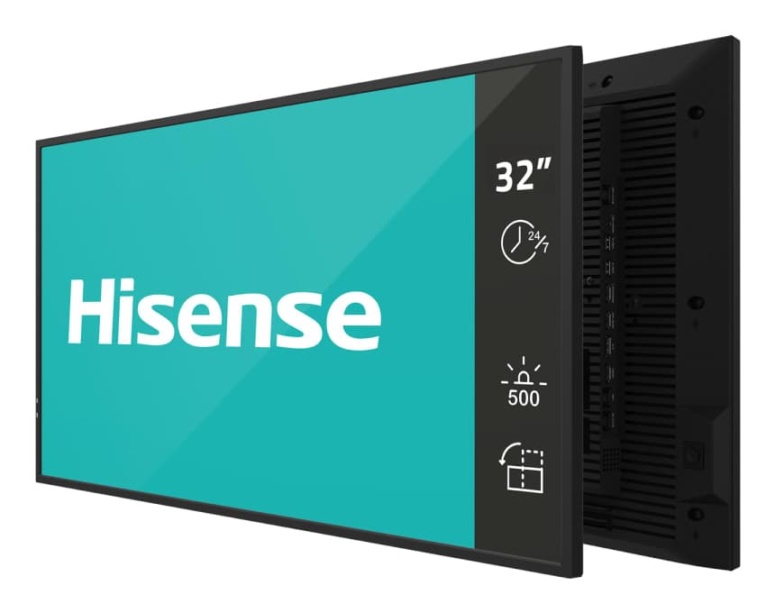 Hisense 32” Full HD IPS Digital Signage Display - 24/7 Operation, miniatura 5