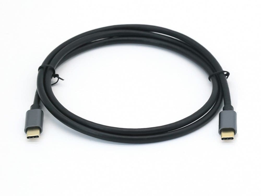 EQUIP CABO USB 3.2 GEN 2 C-C CABLE M/M 10G TRANSFER 5A 100W 0.5MT BLACK, miniatura 1