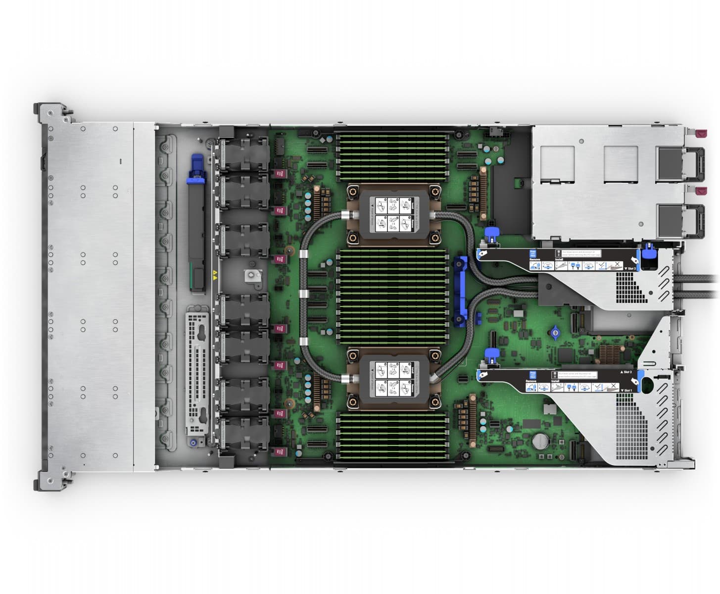 HPE ProLiant Compute DL360 Gen12 - Servidor - montável em bastidor 1U - 1 x Xeon 6507P / até 4.3 GHz - RAM 64 GB - hot-swap (permuta) 2.5" compartimento(s) - SSD 2 x 480 GB - sem SO - monitor: nenhum, miniatura 6