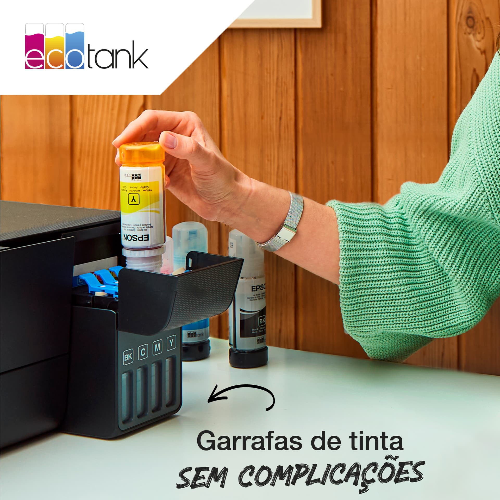 Epson Garrafa de tinta Magenta EcoTank 107, miniatura 2