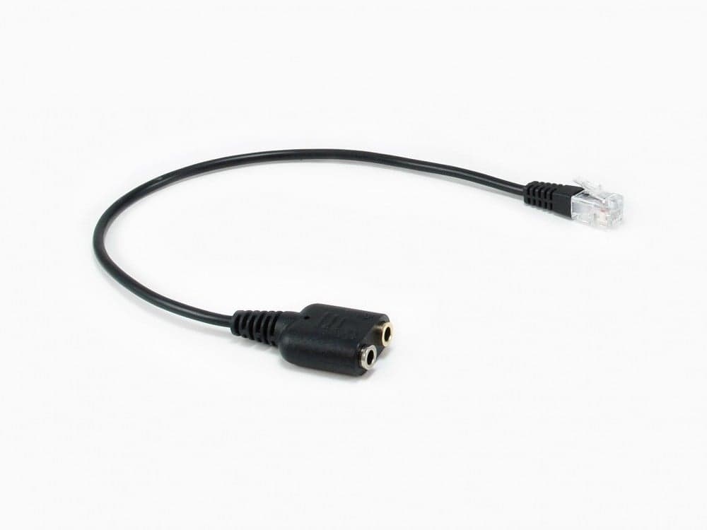 EQUIP ADAPTADOR DE AUDIO DE RJ9 PARA HEADSET 3.5MM, miniatura 1