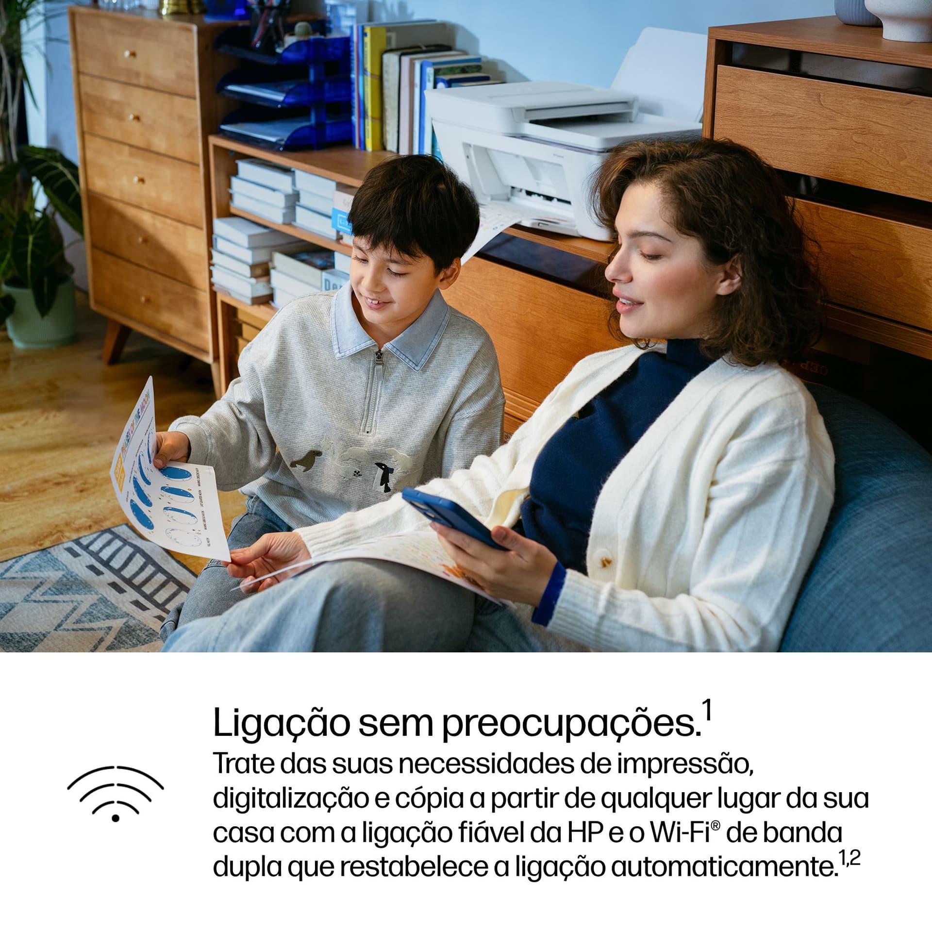 HP DeskJet 4322 Sem fios All-in-One Cor Impressora, miniatura 8