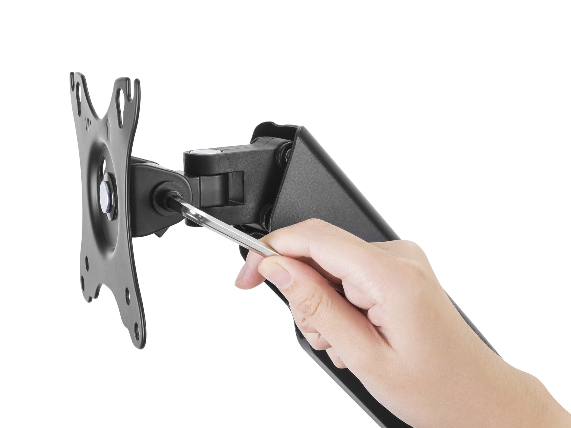 Equip Suporte de montagem na parede para monitor único de 17“-32”, comprimento do braço: 450 mm, miniatura 4