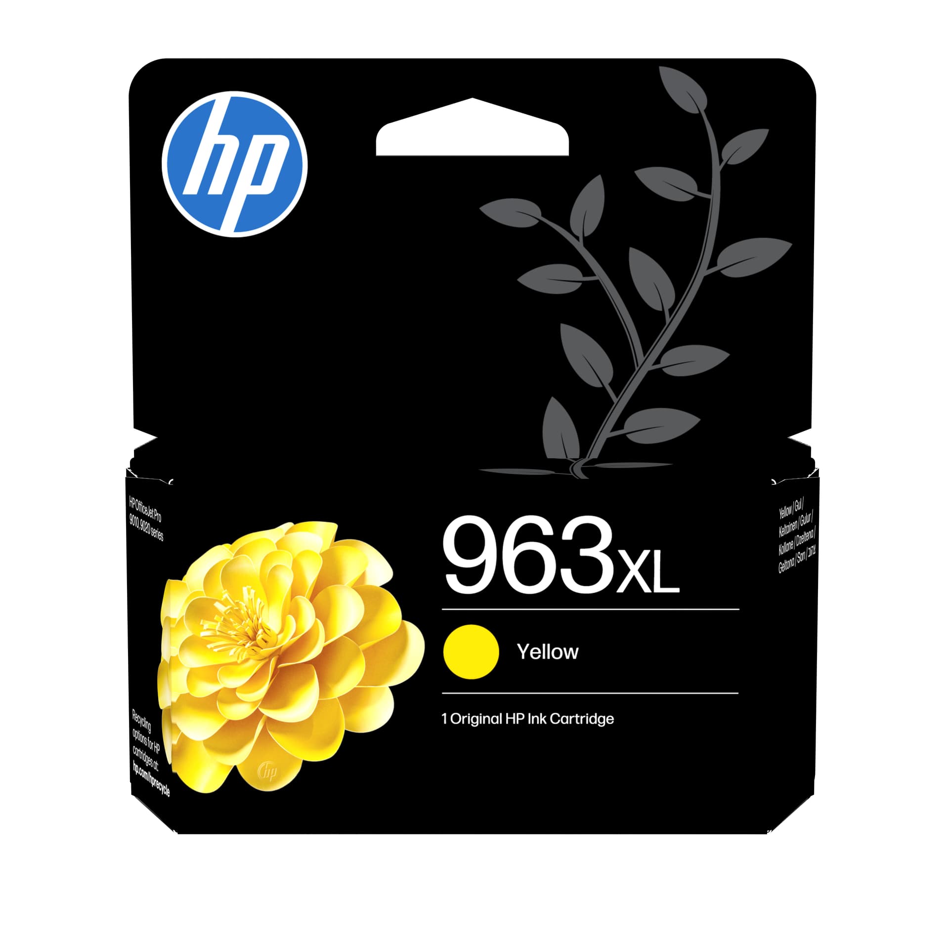 HP Tinteiro Original 963XL Amarelo de elevado rendimento, miniatura 1