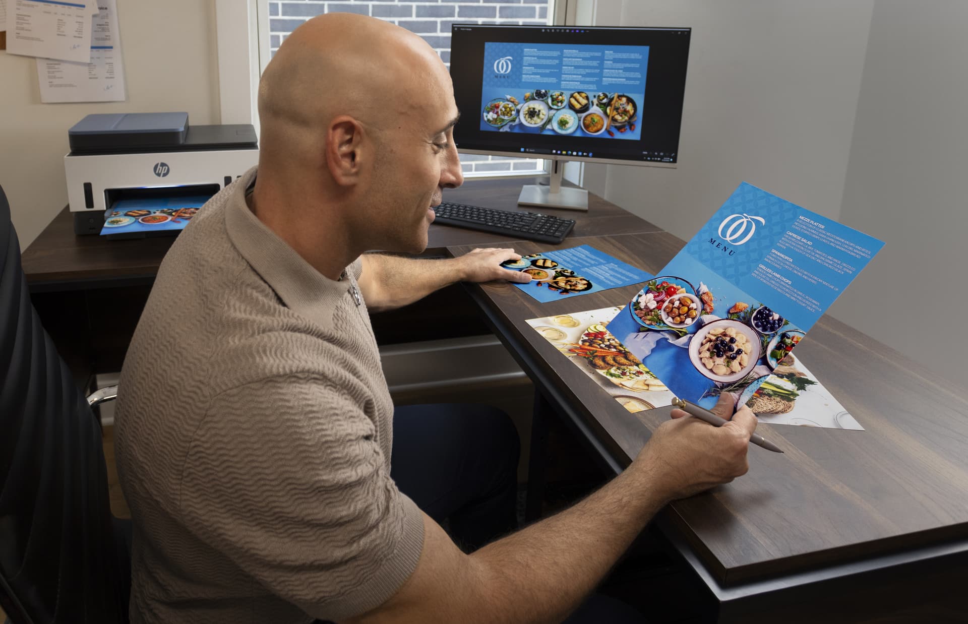 HP Smart Tank 7606 Sem fios All-in-One Cor Impressora, Impressão frente e verso; Copiadora, scanner, miniatura 5