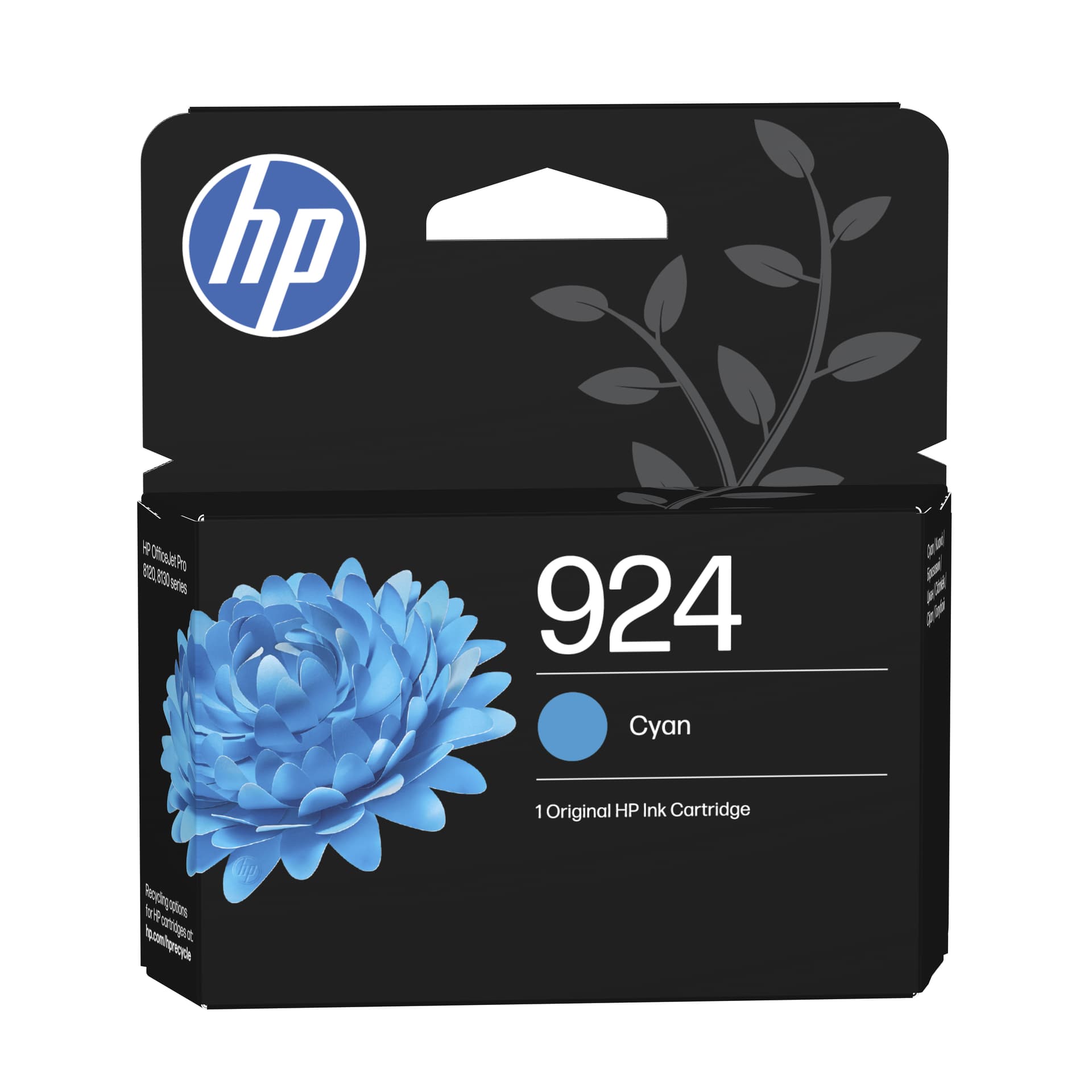 HP Tinteiro Original 924 Ciano, miniatura 1