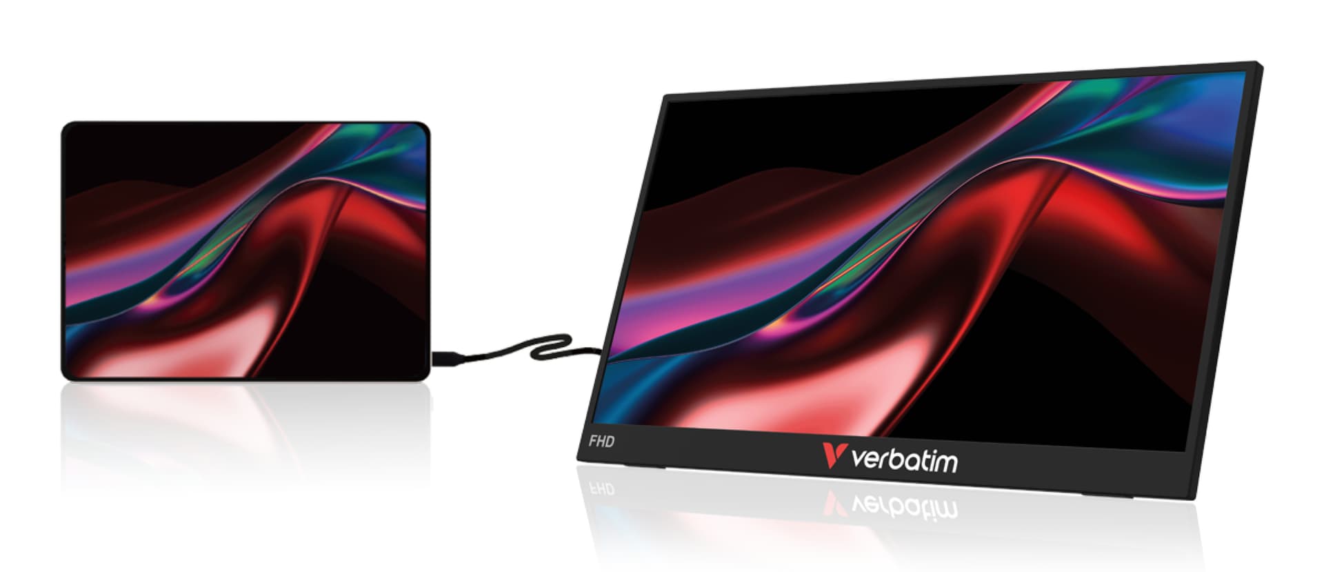 Verbatim Portable 15.6" FHD Touch Monitor LIGHT, miniatura 4