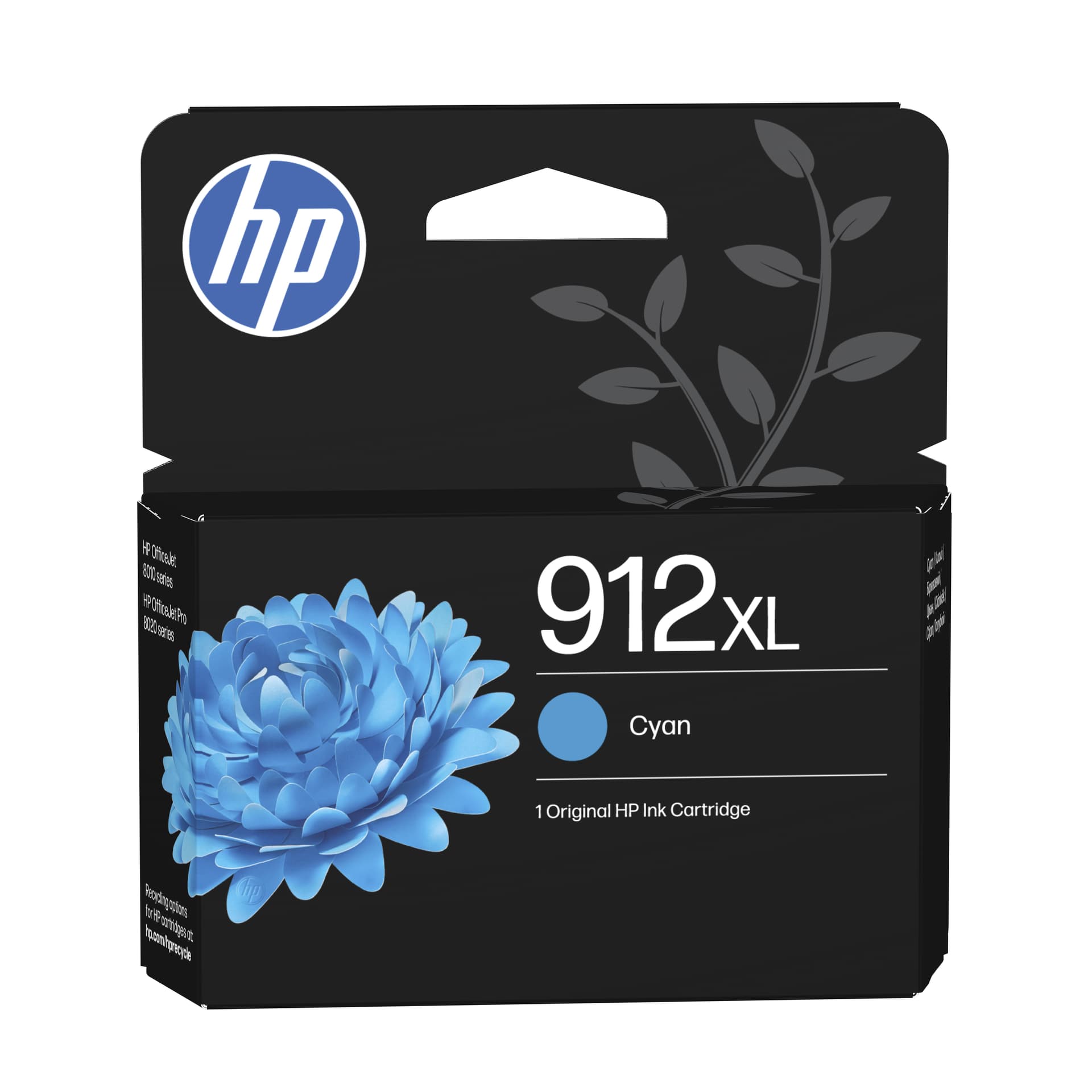 HP Tinteiro Original 912XL Ciano de elevado rendimento, miniatura 1