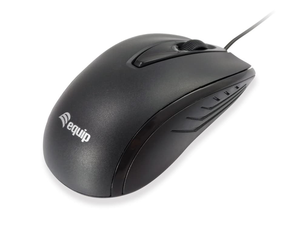 EQUIP LIFE RATO OPTICO COMPACT USB BLACK 1000DPI, miniatura 3