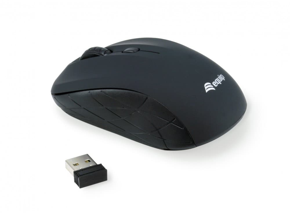 EQUIP LIFE RATO WIRELESS MINI BLACK 1600DPI, miniatura 4