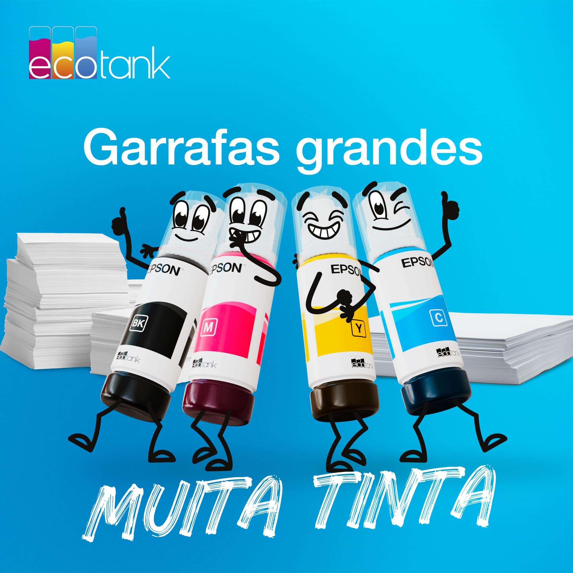 Epson Garrafa de tinta Ciano EcoTank 103, miniatura 3