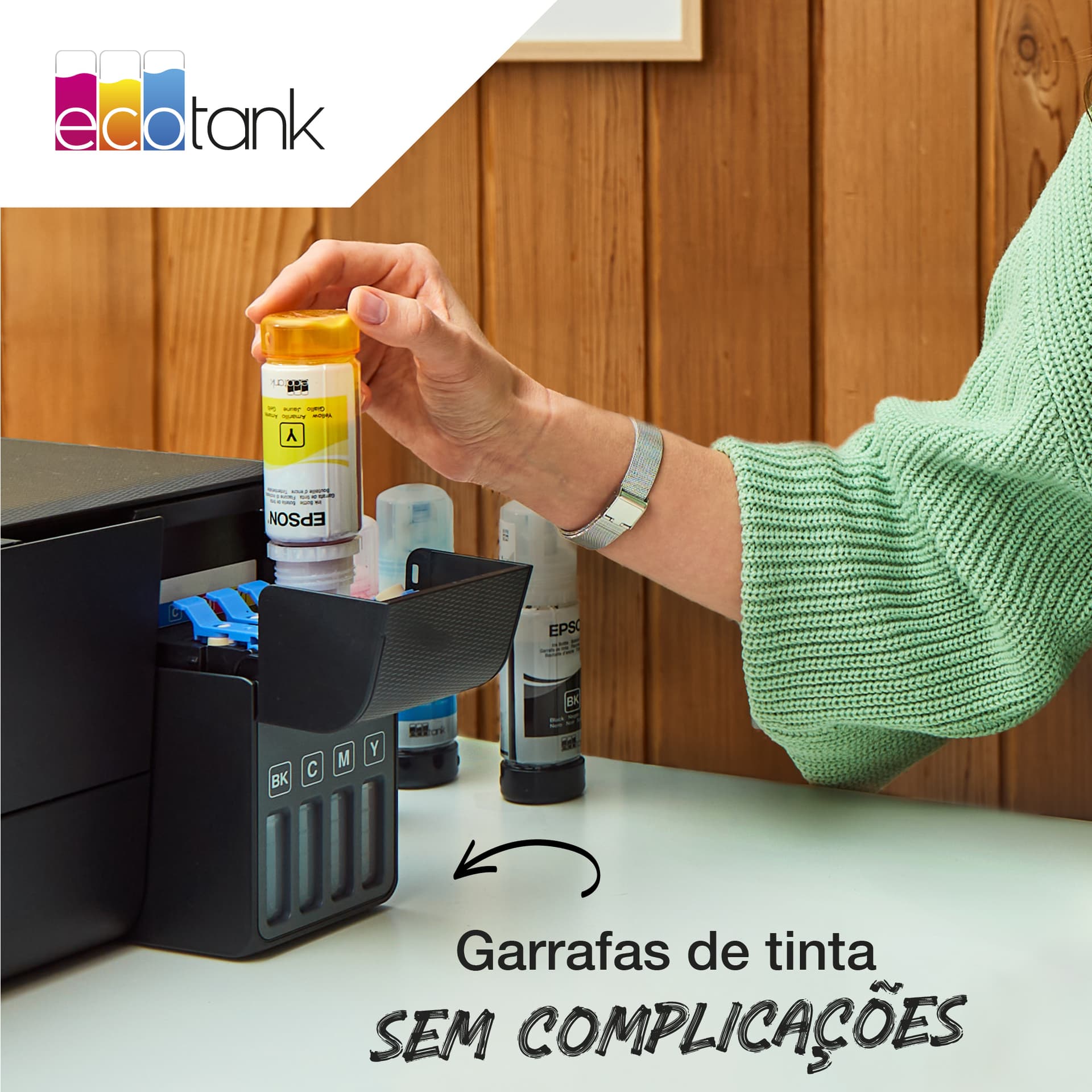 Epson Garrafa de tinta Ciano EcoTank 103, miniatura 4