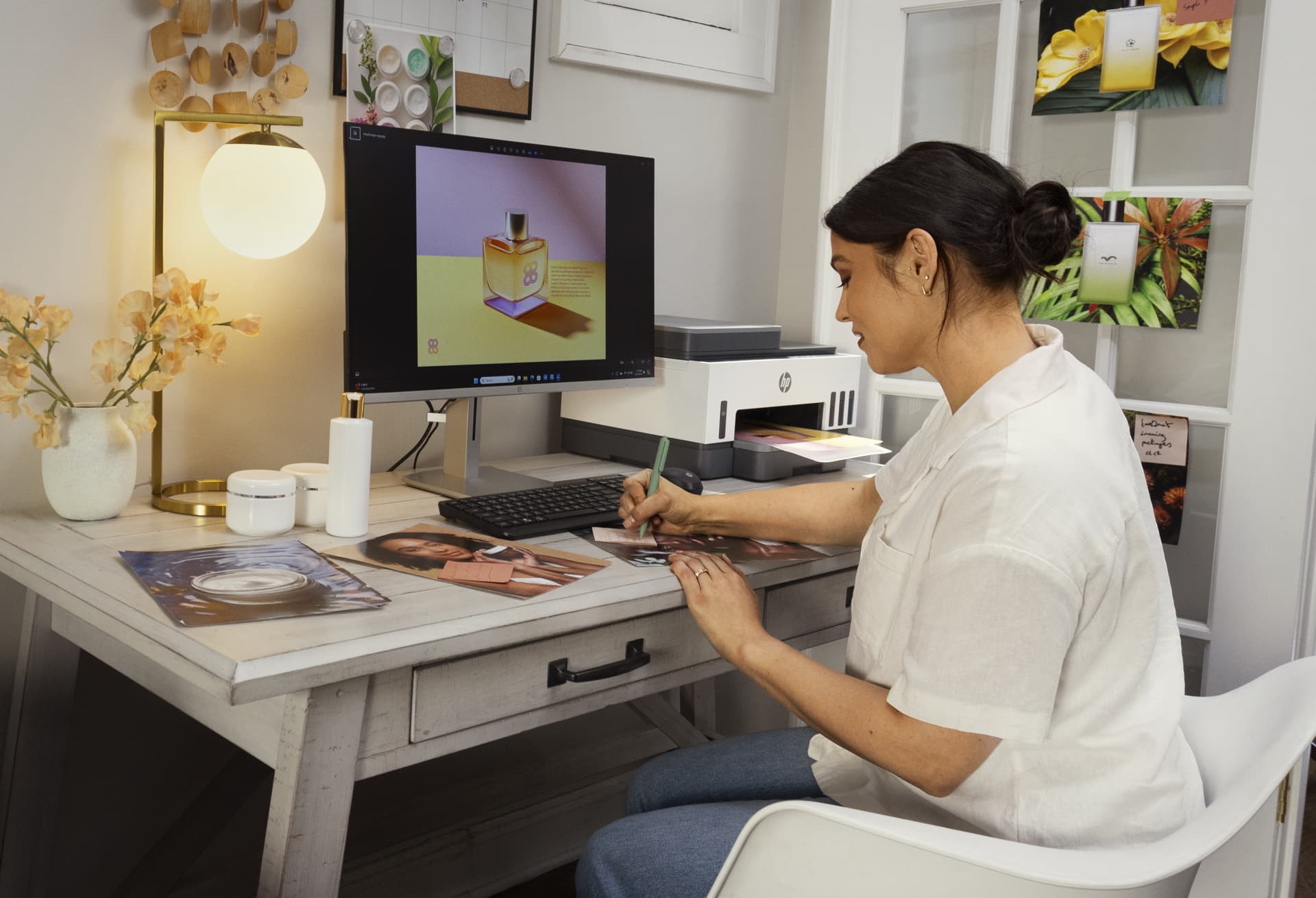HP Smart Tank 7305 Sem fios All-in-One Cor Impressora, Impressão frente e verso; Copiadora, scanner, miniatura 9