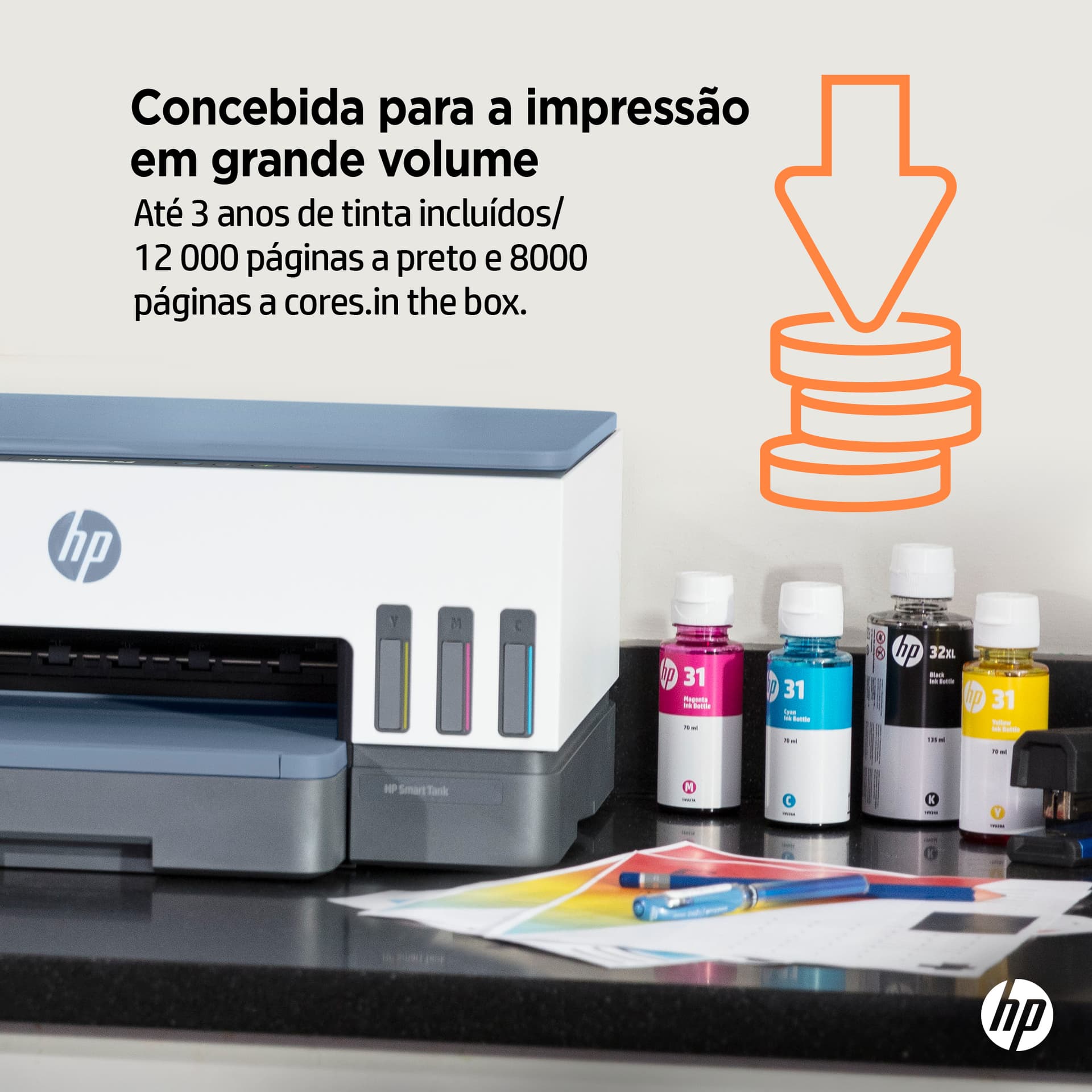 HP Smart Tank 7006 Sem fios All-in-One Cor Impressora, Impressão frente e verso; Copiadora, scanner, miniatura 8