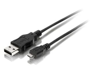 EQUIP CABO USB 2.0 A/M TO MICRO USB B/M 1.8MT PRETO, miniatura 1