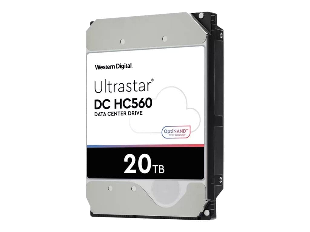 WD Ultrastar DC HC560 - Disco rígido - 20 TB - interna - 3.5" - SAS 12Gb/s - 7200 rpm - buffer: 512 MB