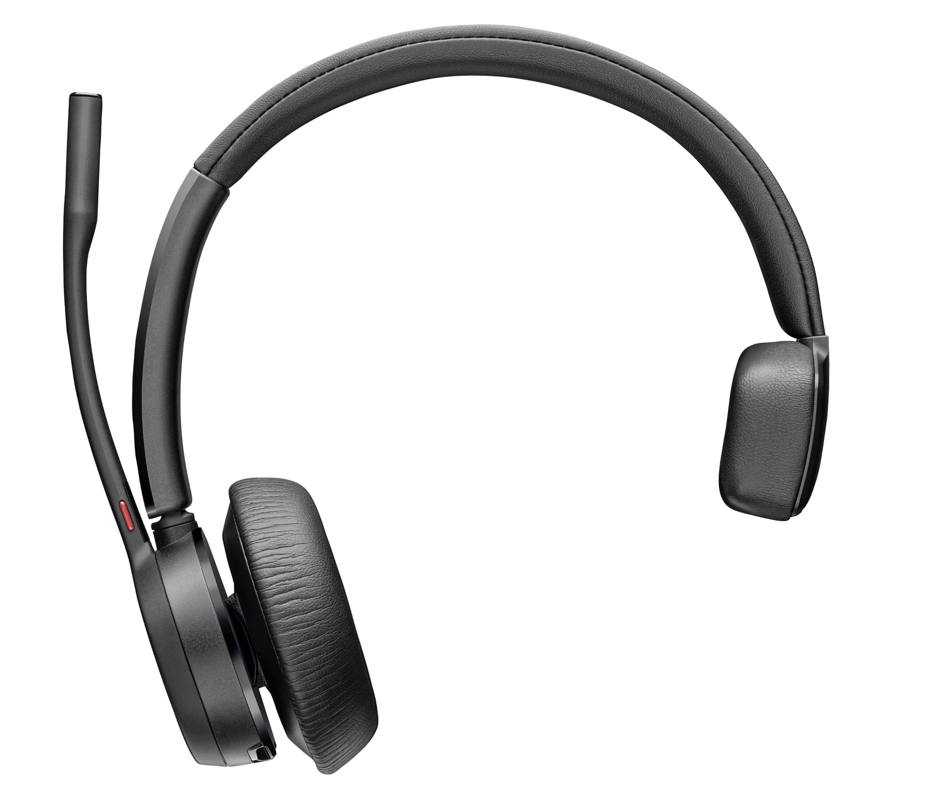 Poly Voyager 4310 - Auscultadores - no ouvido - bluetooth - sem fios, com cabo - USB-A via adaptador Bluetooth, USB-A - preto - Certificado para Microsoft Teams - Replaces Poly SKU 218470-02