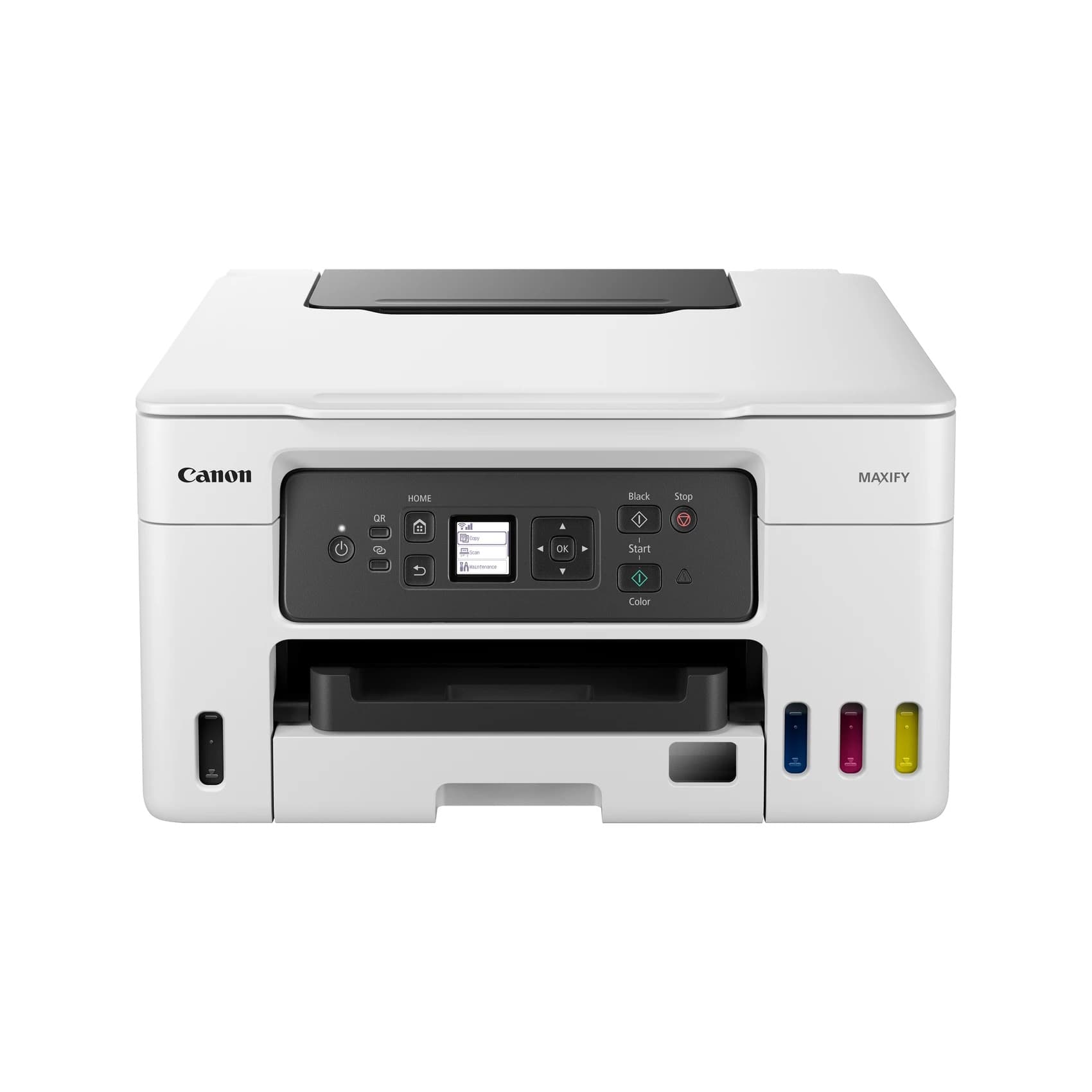 Canon MAXIFY GX3050 - Impressora multi-funções - a cores - jacto de tinta - recarregável - Legal (216 x 356 mm) (original) - A4/Legal (media) - até 18 ipm (impressão) - 350 folhas - USB 2.0, Wi-Fi(ac)