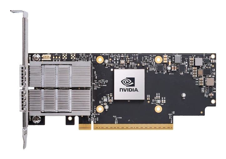 NVIDIA ConnectX-7 - Adaptador de rede - PCIe 5.0 x16 - 400Gb Ethernet / 400Gb InfiniBand OSFP x 1