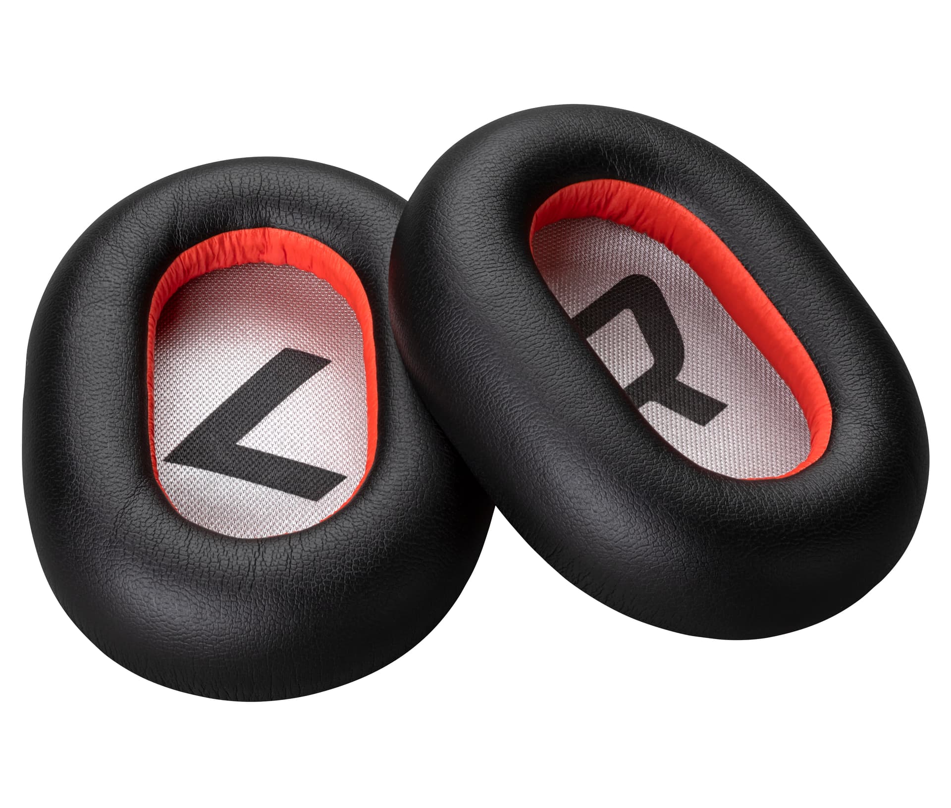 Poly - Almofada de ouvido para auricular Bluetooth - couro sintético - preto (pacote de 2) - Replaces Poly SKU 215694-01