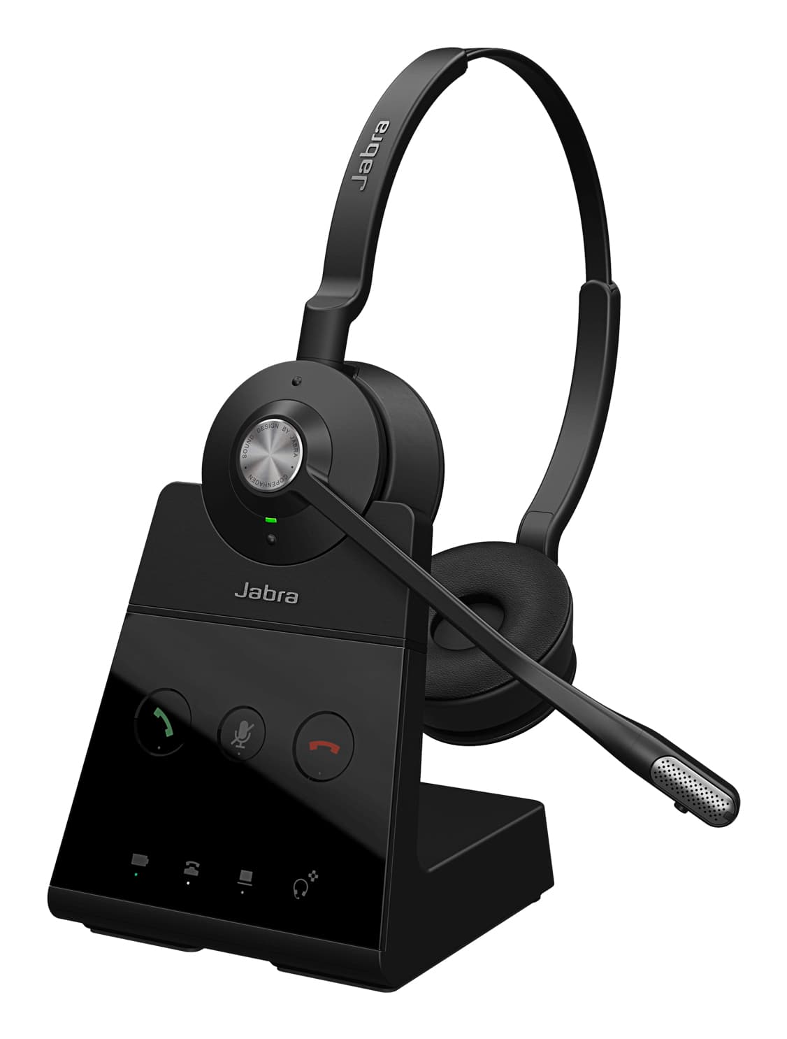Jabra Engage 65 SE Stereo - Auscultadores - no ouvido - DECT - sem fios - Certificação Zoom, Certificação Google Meet, Certificação Amazon Chime, Certificado para o Microsoft Teams Open Office, Works With Chromebook Certified, certificação UC